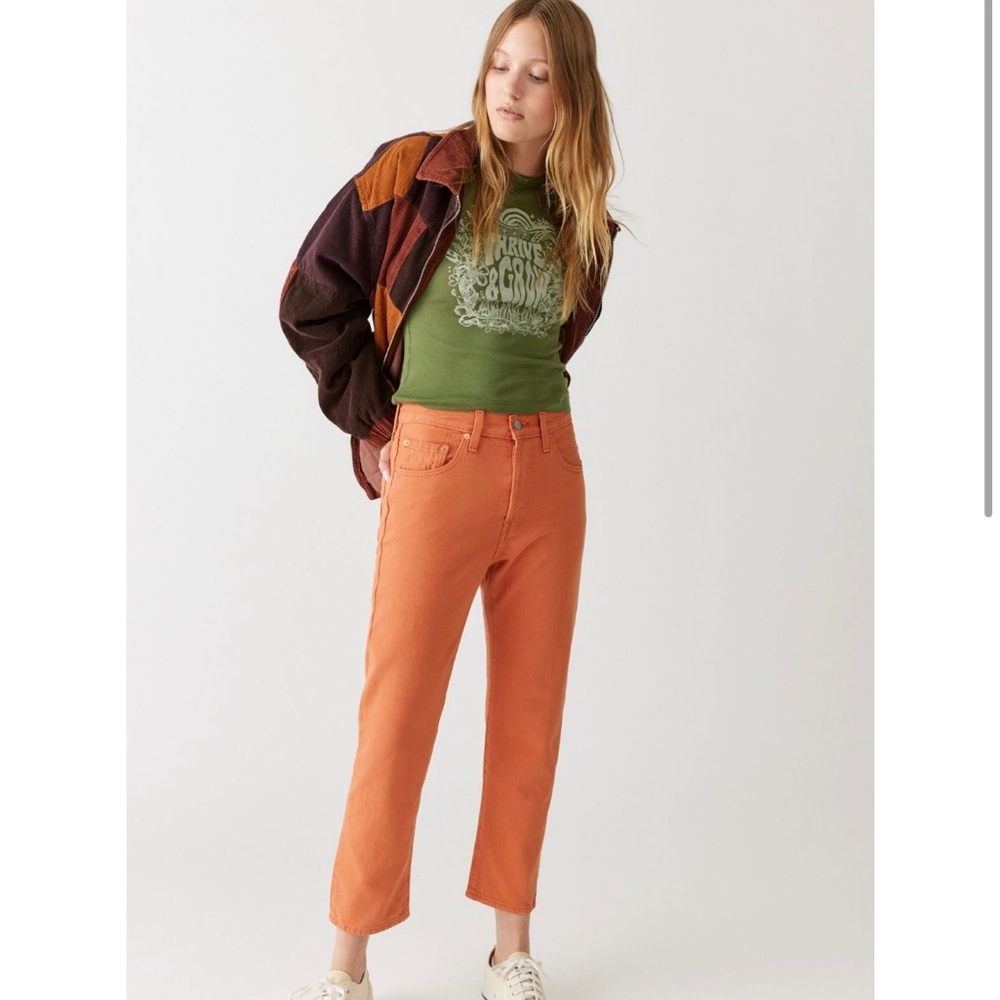 Levis 501 cropped jeans!